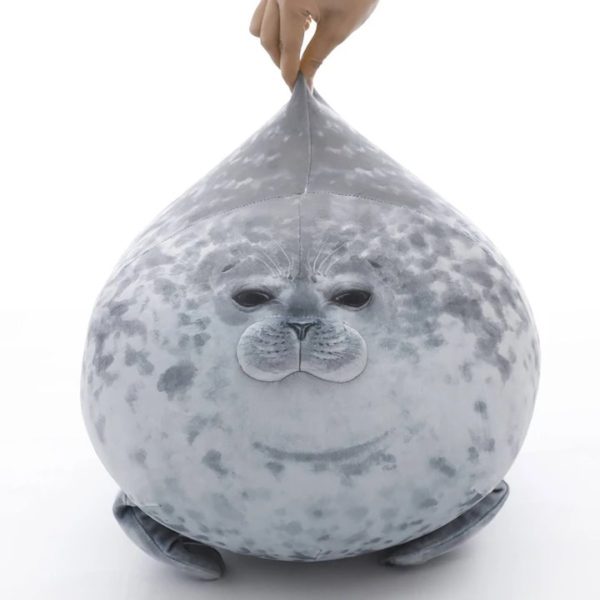 angry seal pillow