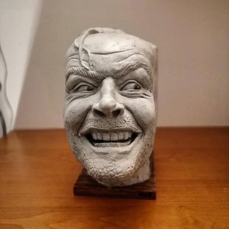 the shining bookend sculpture